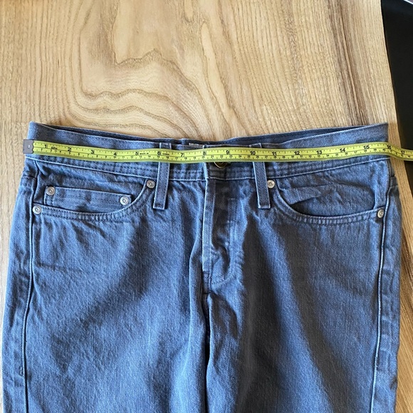 Naked & Famous Jeans Mens 32 x 29 Gray Selvedge Weird Guy Tapered - Picture 7 of 8